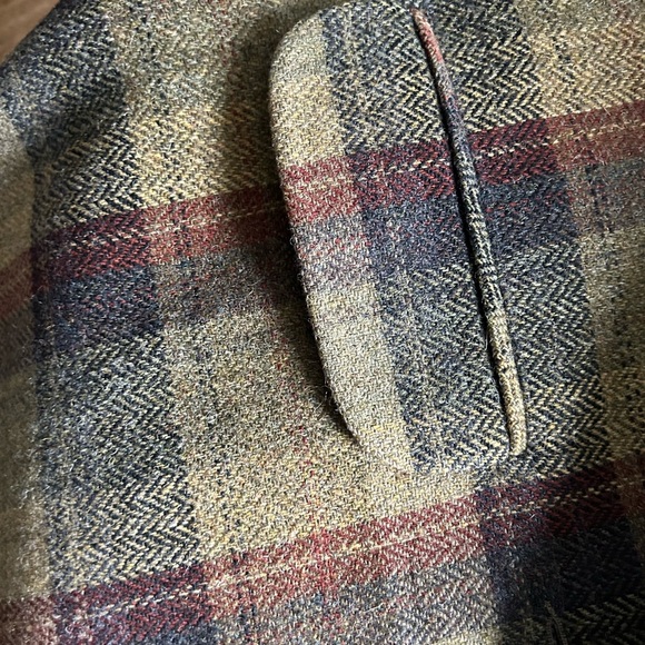 Eddie Bauer Blazer Vintage Plaid Wool L Womens Multi-Color - Picture 5 of 7